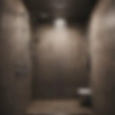 Transform Your Shower with Modern Fixtures Luxurious shower with modern fixtures and ambient lighting