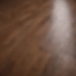 Luxurious hardwood flooring showcasing natural grain patterns