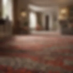 Luxurious carpet options available for room transformation