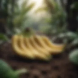 Lush banana plantation showcasing different varieties