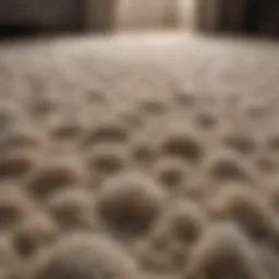 Plush carpet texture showcasing durability and comfort