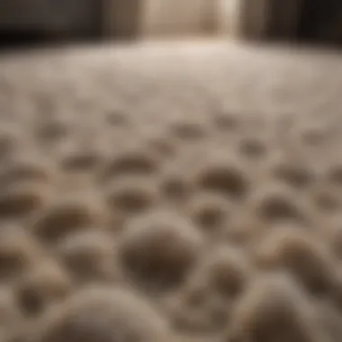 Plush carpet texture showcasing durability and comfort