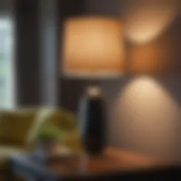 Elegant lamp shade with a modern design
