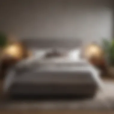 Comfortable Upholstered Bedframe Cozy bedroom featuring a plush upholstered bedframe