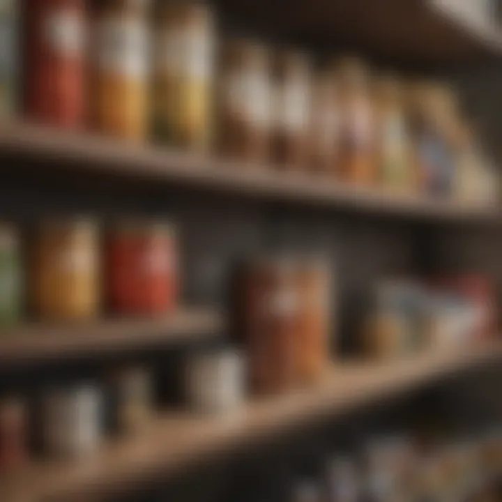 Close-up of high-quality materials suitable for building durable pantry shelves.