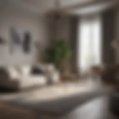 Elegant Monochromatic Design for Small Rooms Monochromatic color scheme bringing balance and elegance to a small room