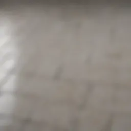 Close-up of clean grout lines between tiles