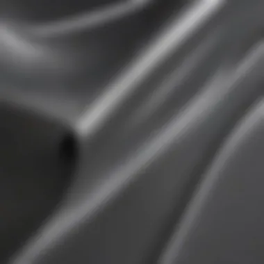 Polishing Stainless Steel with a Cloth Close-up of a cloth polishing stainless steel