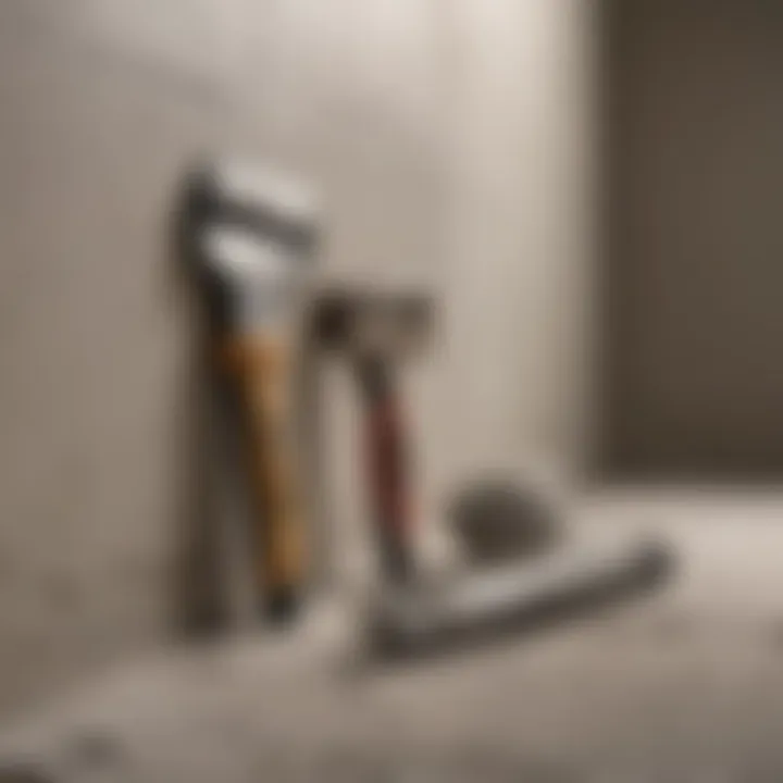 Tools and materials for drywall repair