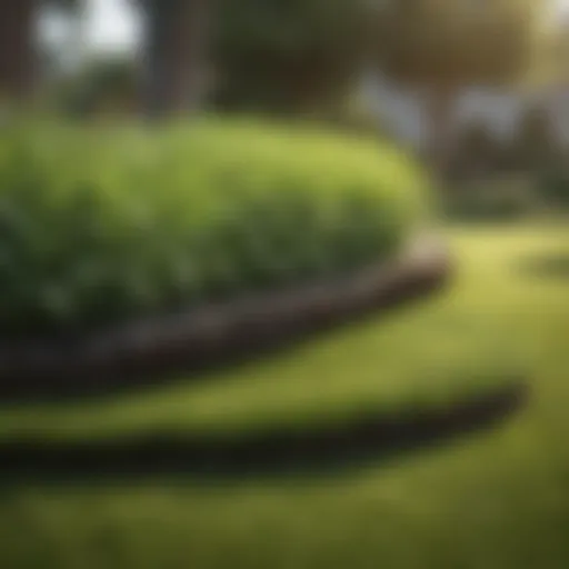 Precision lawn edging with a cutting edger