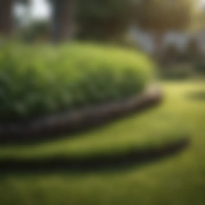 Precision lawn edging with a cutting edger
