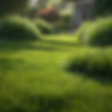 Vibrant Green Lawn Vibrant green lawn with uniform grass growth