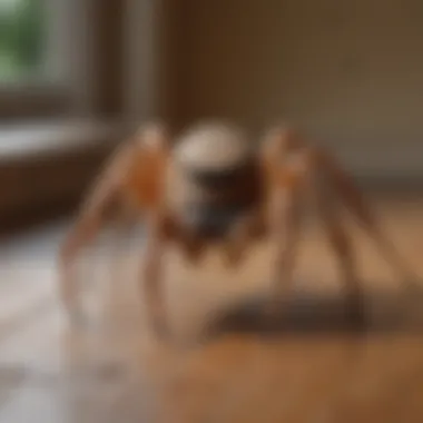 Identifying Spider Entry Points An infographic illustrating common entry points for spiders in a house.