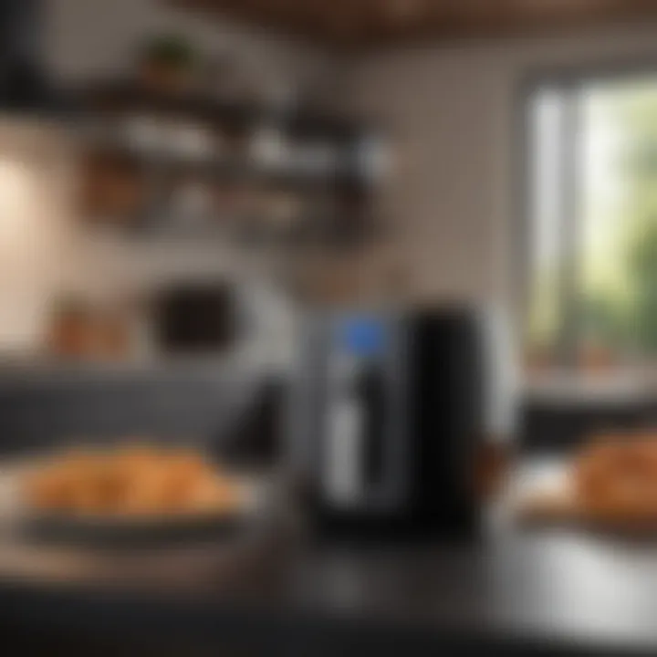 Convenient mobile app connected to the air fryer