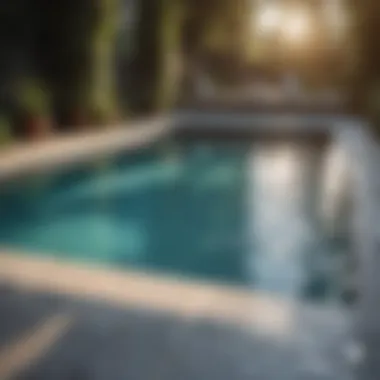Illustration showing various types of swimming pools and their unique features