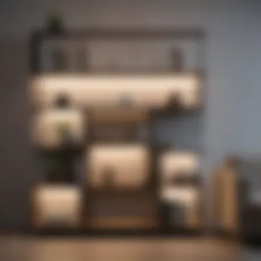 Shelving Unit as an Elegant Room Divider Creative shelving unit used as a room divider