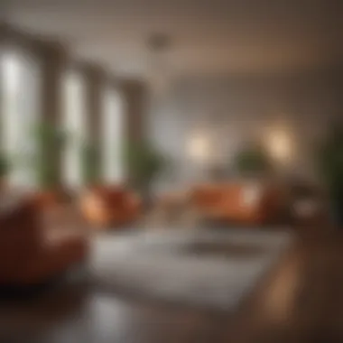 Innovative Furniture Arrangement for Dividing Spaces Furniture arrangement transforming an open space