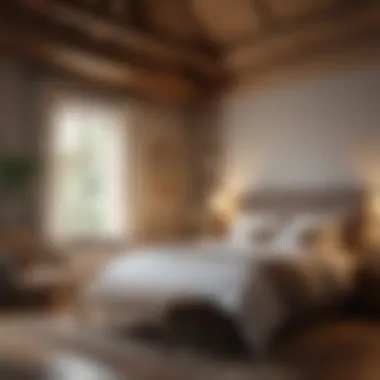 Elegant Cottage-Style Bedroom Decor Elegant bedroom adorned with cottage-style furnishings
