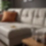 Spilling a drink on a couch