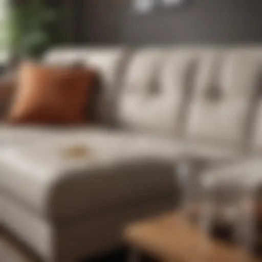 Spilling a drink on a couch