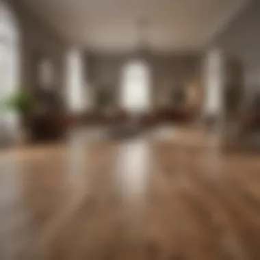 Showroom of Wood Flooring Choices Elegant wood flooring options displayed in a showroom