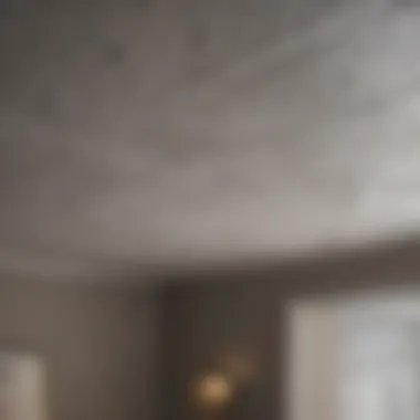 Aftermath of a DIY textured ceiling project