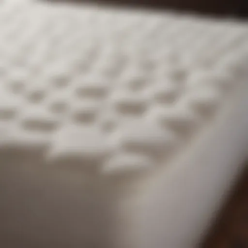 Luxurious memory foam mattress topper enhancing sleep comfort