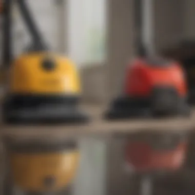 Performance Metrics of Leading Duo Vacuum Cleaners Comparison chart of top duo vacuum cleaner models