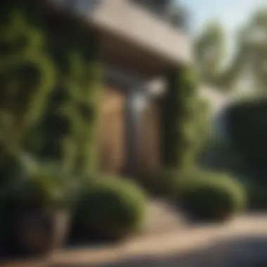 Ecological benefits of planting dense shrubs in residential areas