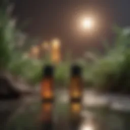 A collection of essential oils known for their mosquito-repelling properties.