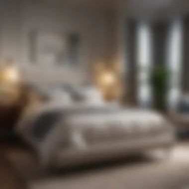 Designing a Serene Bedroom Stylish bedroom with coordinated accessories and soothing colors