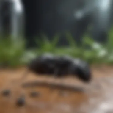 Understanding black ant behavior