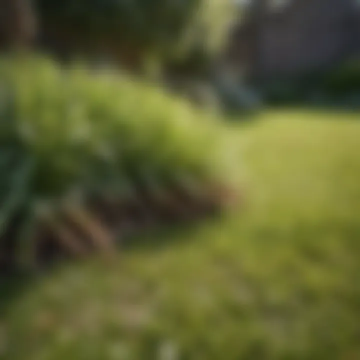Healthy lawn after grub treatment