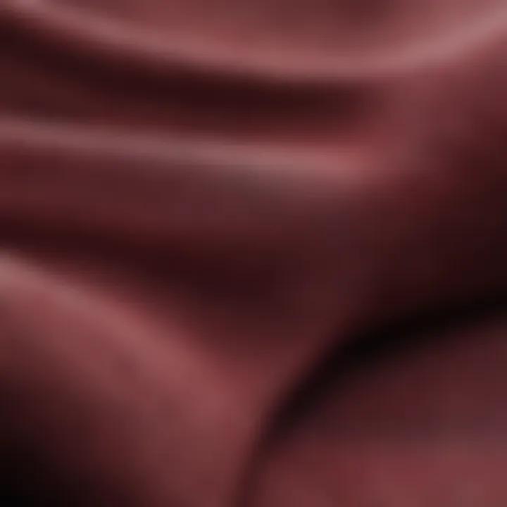 A close-up view of a fabric being treated with a stain remover solution.