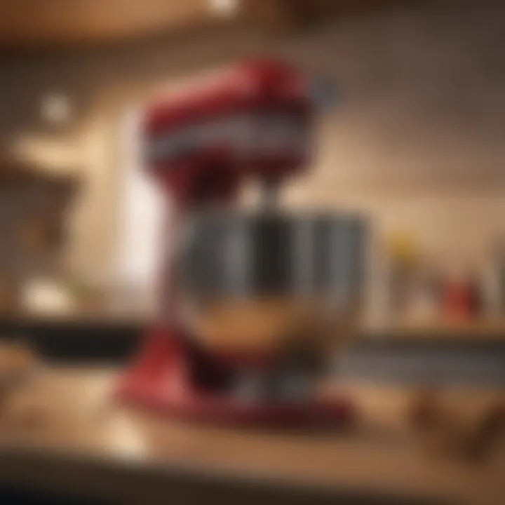 A comparison chart highlighting the various features of KitchenAid mixer models.