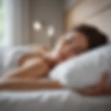 Enhanced Sleep Quality with Active Cooling Beds Person enjoying restful sleep