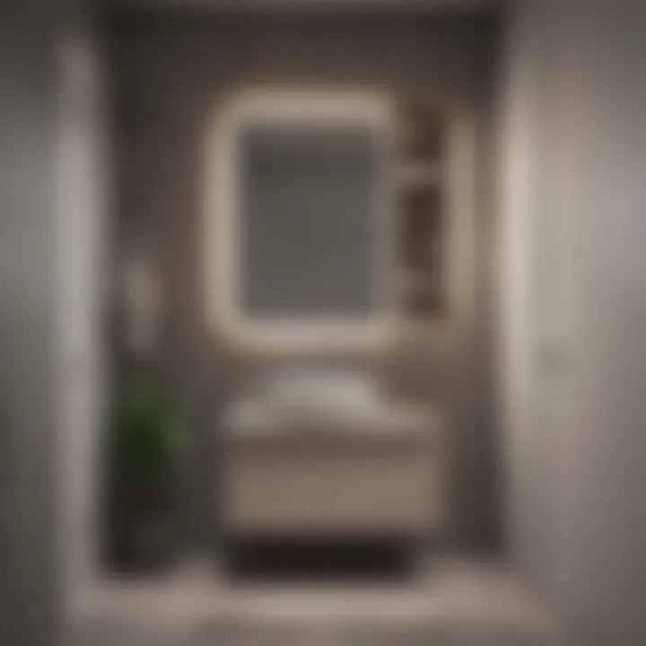 Compact vanity suitable for small bathrooms