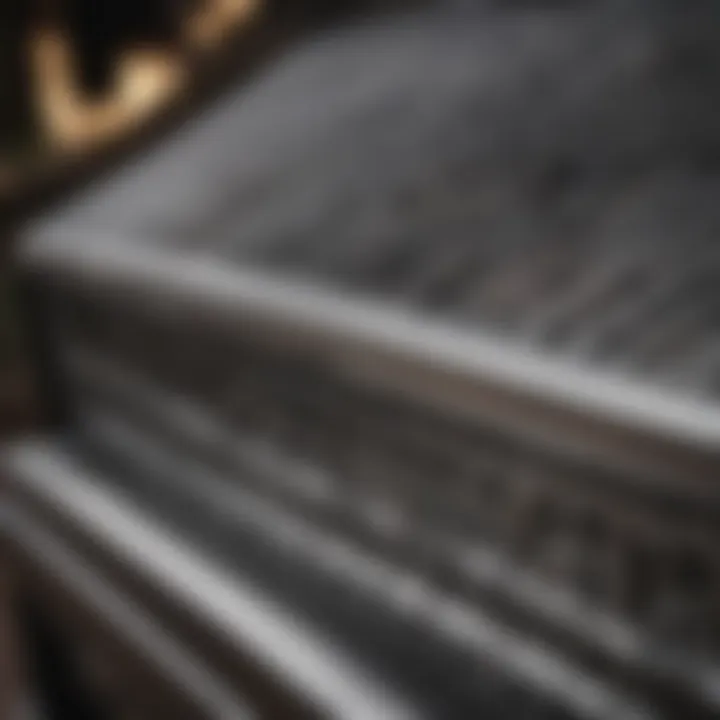 A close-up view of an elegant stainless steel grill
