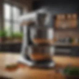 A high-performance soup mixer showcasing sleek design and advanced features.