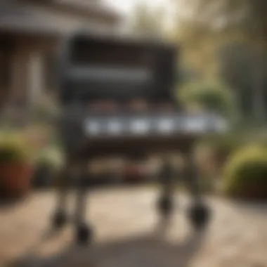 A well-maintained BBQ grill ready for the next grilling session.