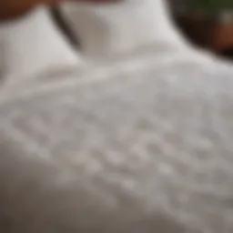 Artisan-crafted Boll and Branch quilt displayed on a luxurious bed