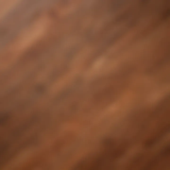 Close-up of various wood materials for ceiling paneling