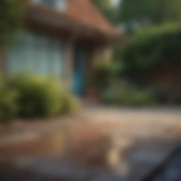 Color palette samples for exterior design