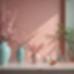 Vibrant spring color palette featuring pastel shades