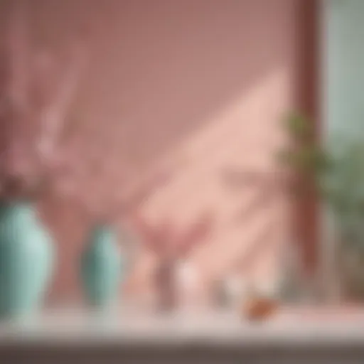 Vibrant spring color palette featuring pastel shades