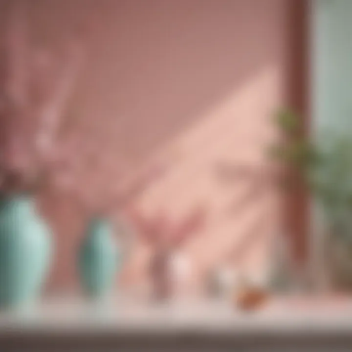 Vibrant spring color palette featuring pastel shades