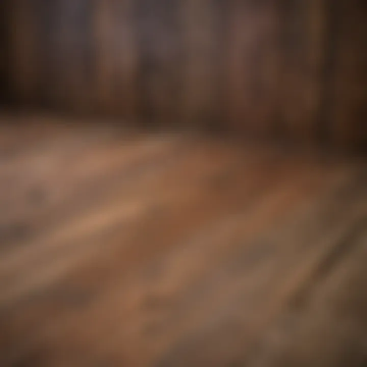 Selection of wood types and finishes for Old English decor