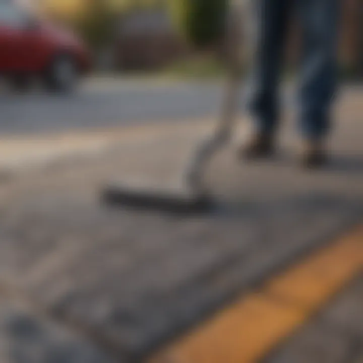 An array of paving cleaners suitable for various materials