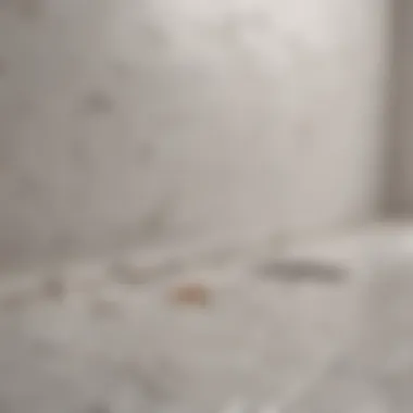 Close-up of vinyl bath tiles highlighting their texture and durability