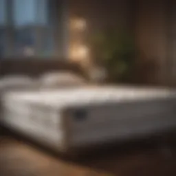 A luxurious high-quality mattress showcasing premium materials and craftsmanship.